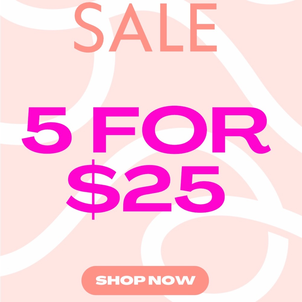 5 for $25 SALE bundle your likes for an offer!